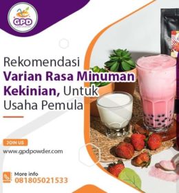 Rekomendasi Varian Rasa Minuman Kekinian,